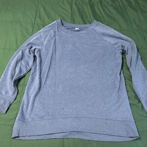 Old Navy Heather Blue Crewneck